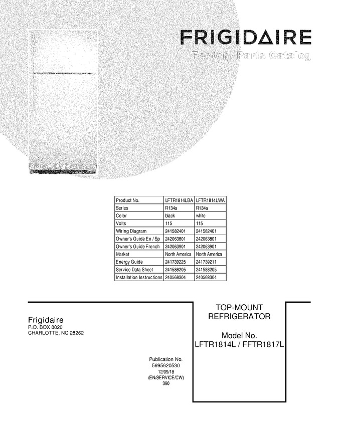 Diagram for LFTR1814LWA