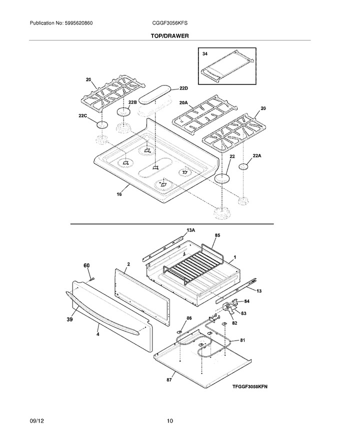 Diagram for CGGF3056KFS