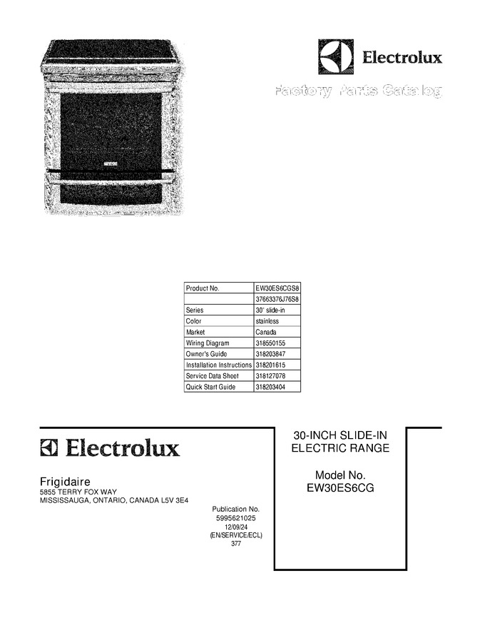 Diagram for EW30ES6CGS8