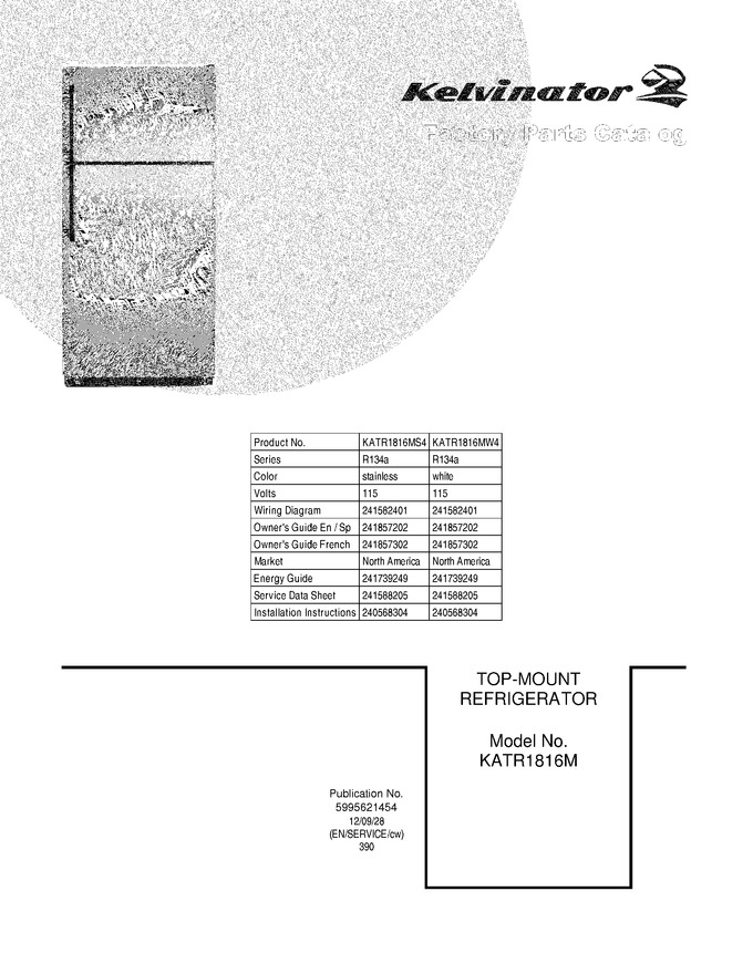 Diagram for KATR1816MW4