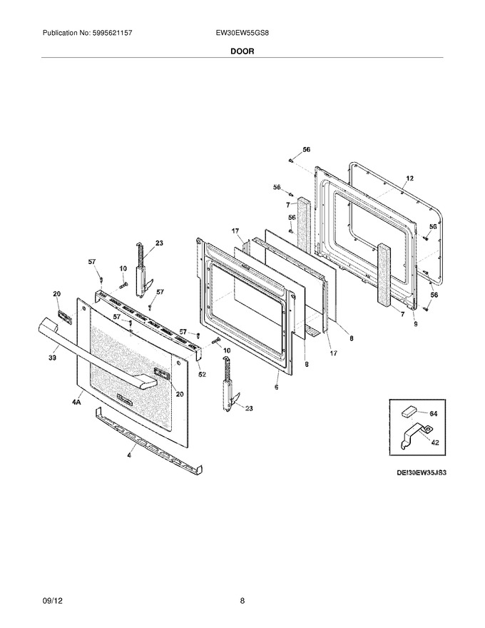 Diagram for EW30EW55GS8