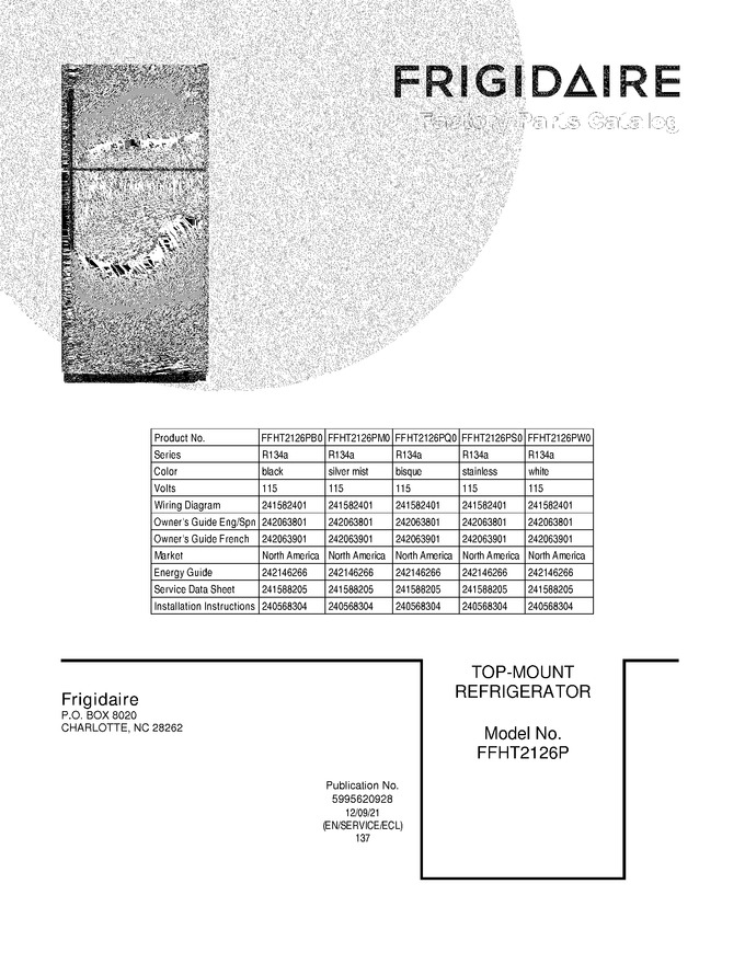 Diagram for FFHT2126PM0
