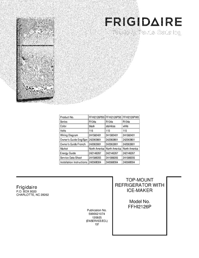 Diagram for FFHI2126PS0