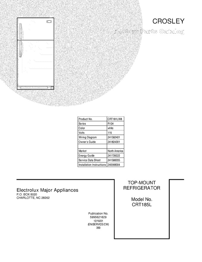 Diagram for CRT181LW8
