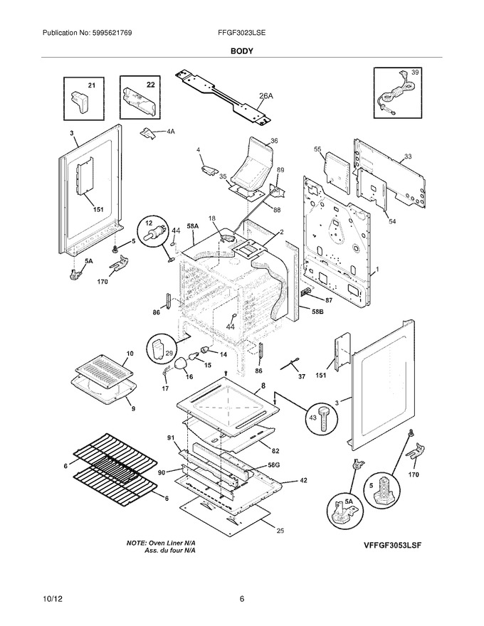 Diagram for FFGF3023LSE