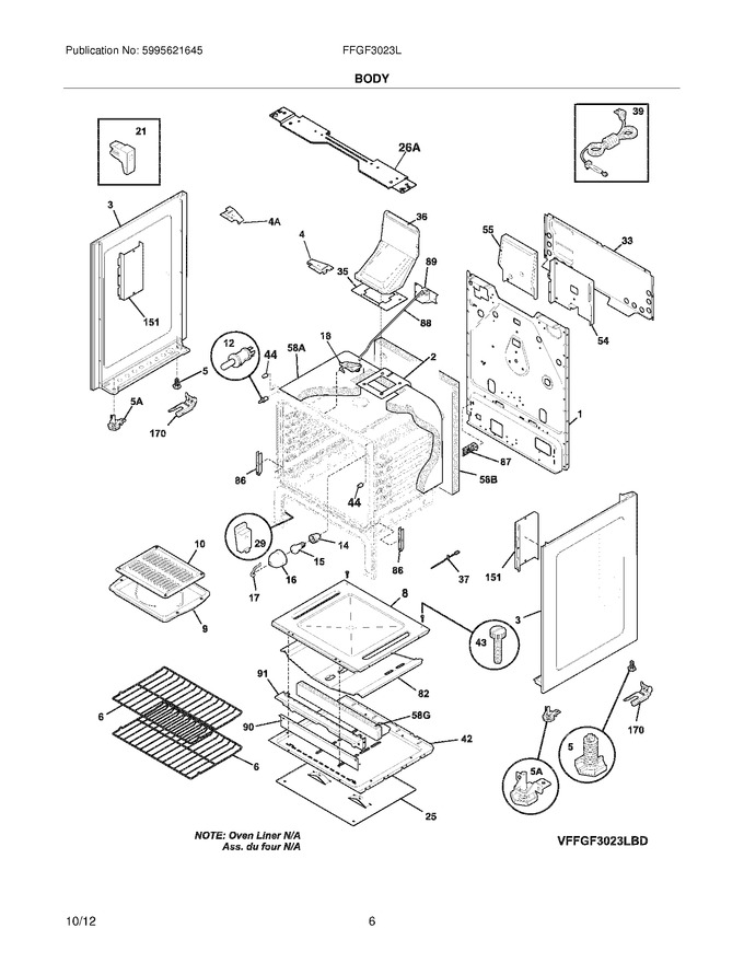 Diagram for FFGF3023LWD