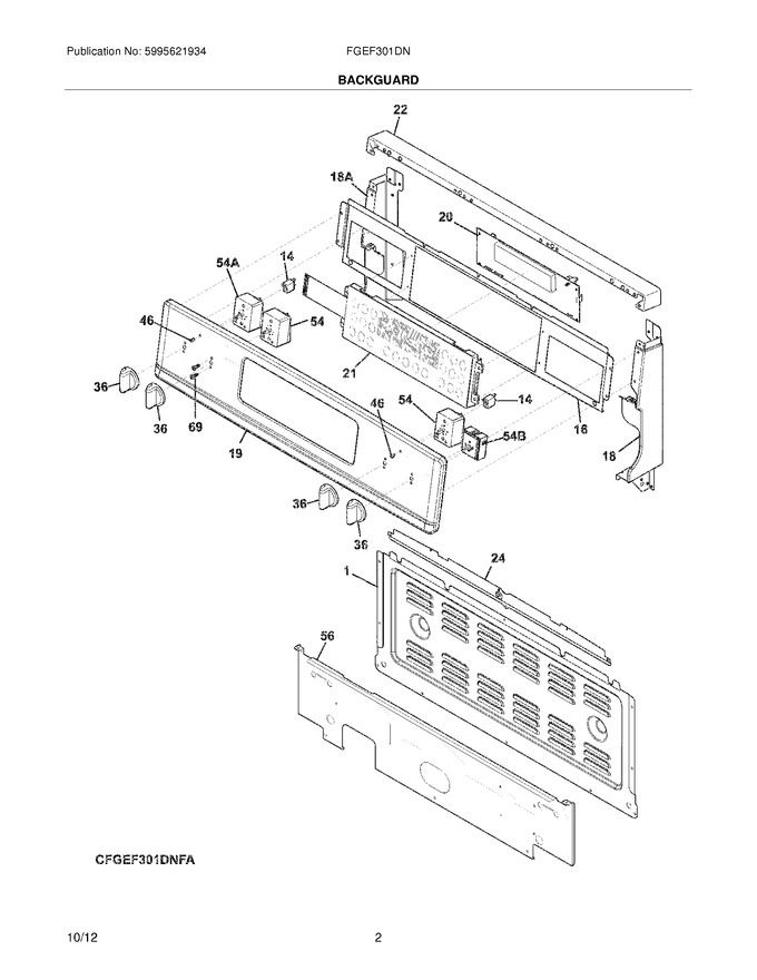 Diagram for FGEF301DNWA