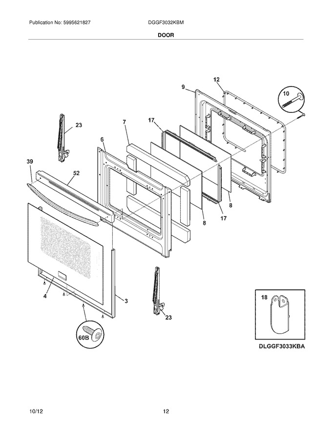 Diagram for DGGF3032KBM