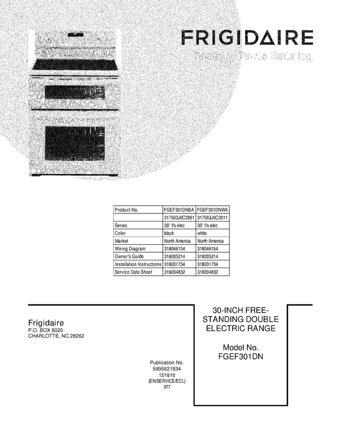 Diagram for FGEF301DNWA