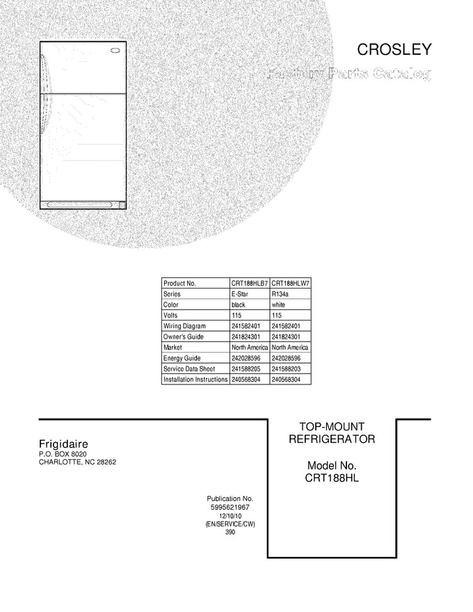 Diagram for CRT188HLB7