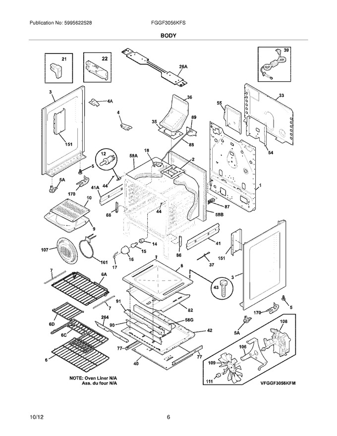 Diagram for FGGF3056KFS