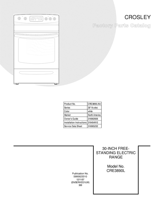Diagram for CRE3890LWJ