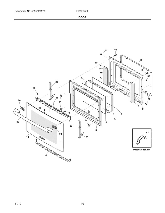 Diagram for EI30ES55LWB