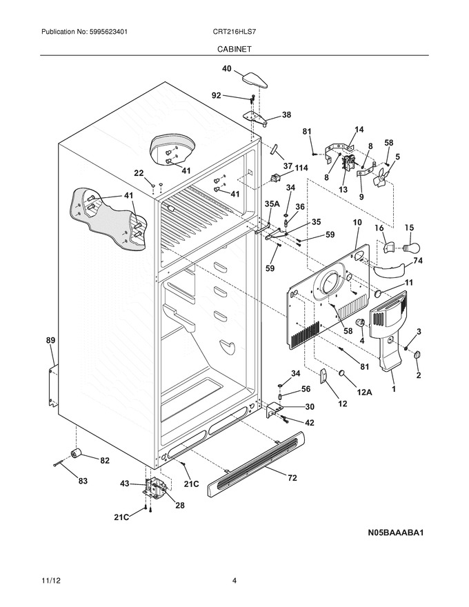 Diagram for CRT216HLS7