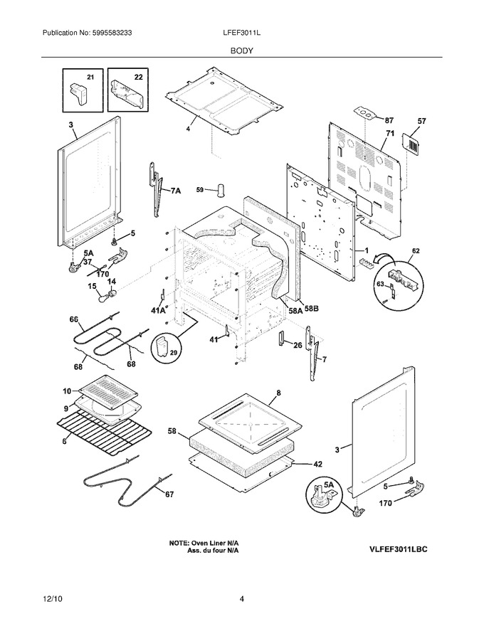Diagram for LFEF3011LWC