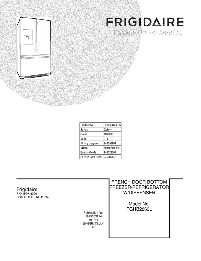 Diagram for FGHB2869LF3