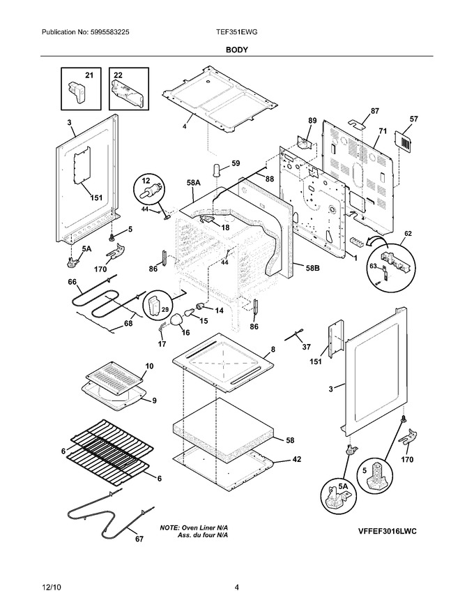 Diagram for TEF351EWG