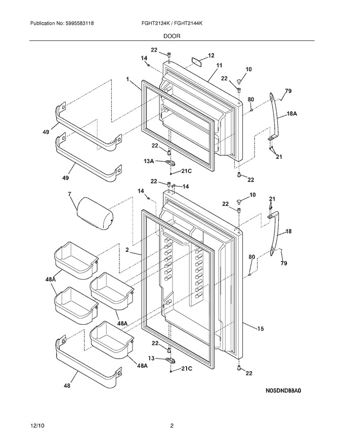 Diagram for FGHT2134KW4