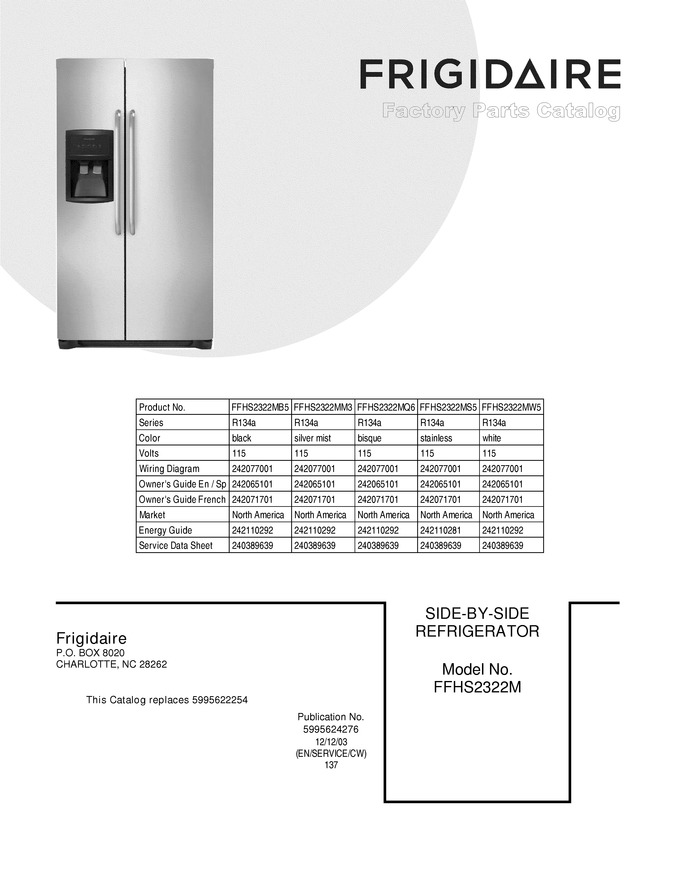Diagram for FFHS2322MM3