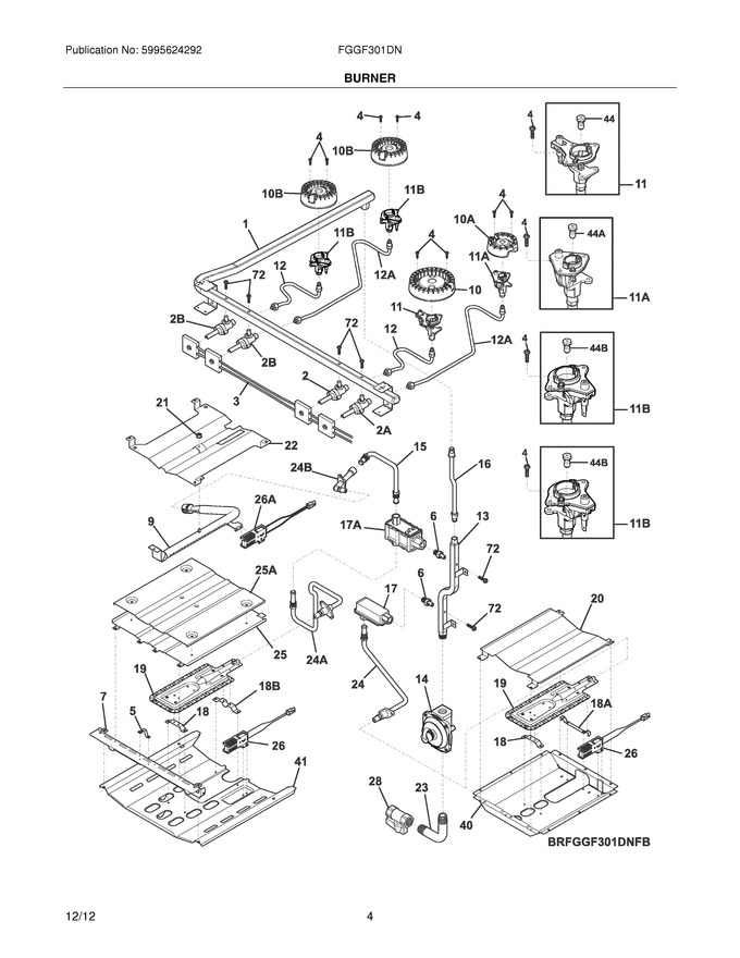 Diagram for FGGF301DNWB