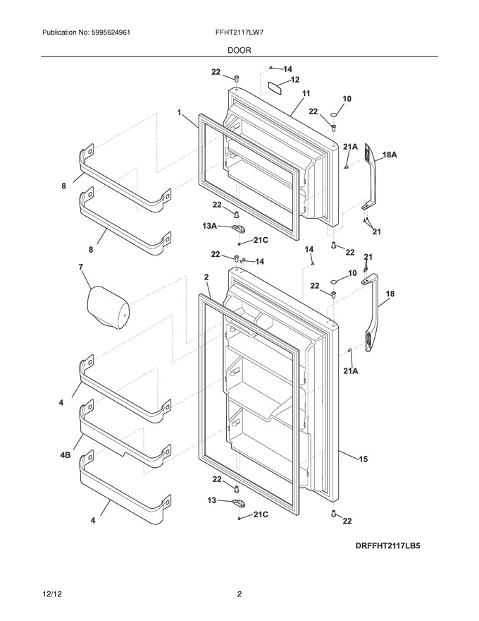 Diagram for FFHT2117LW7