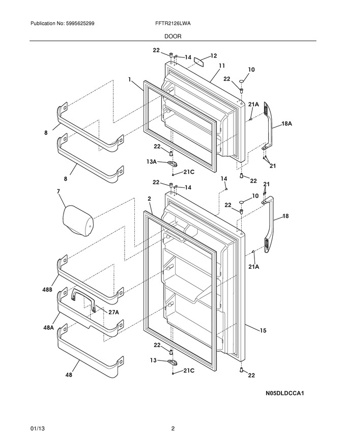 Diagram for FFTR2126LWA