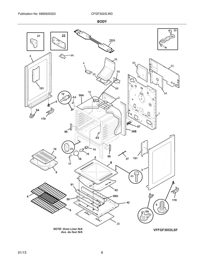 Diagram for CFGF3023LWD