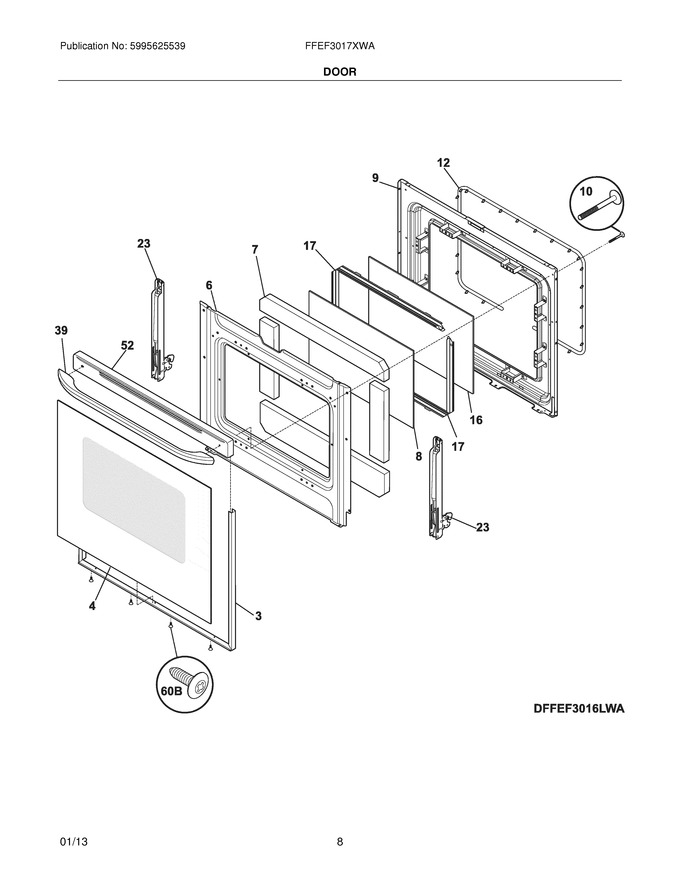 Diagram for FFEF3017XWA