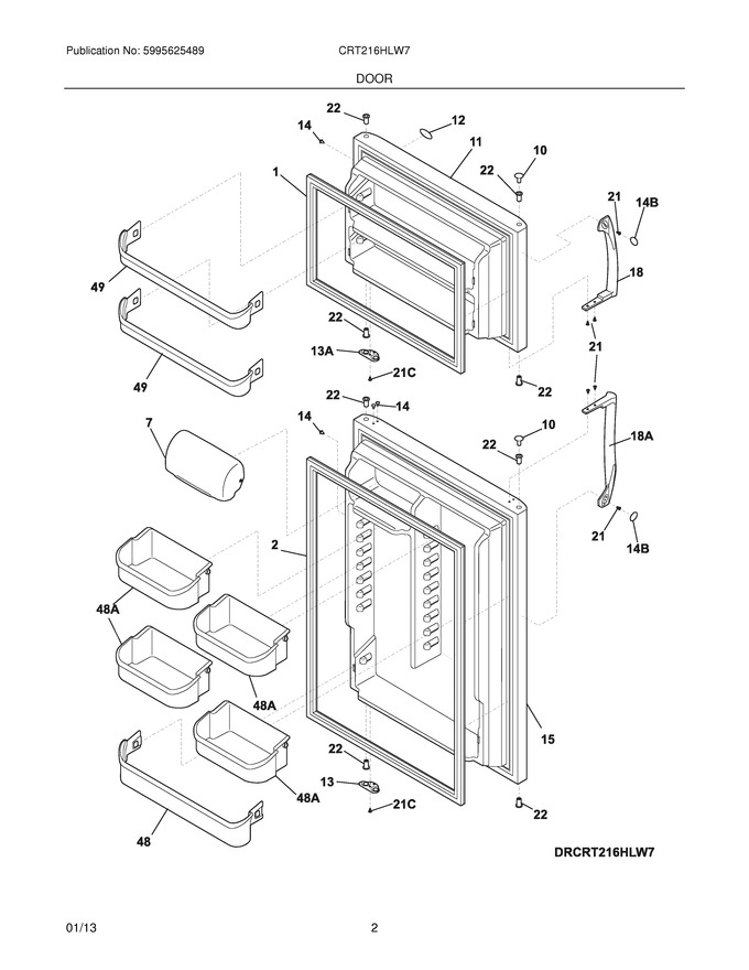 Diagram for CRT216HLW7