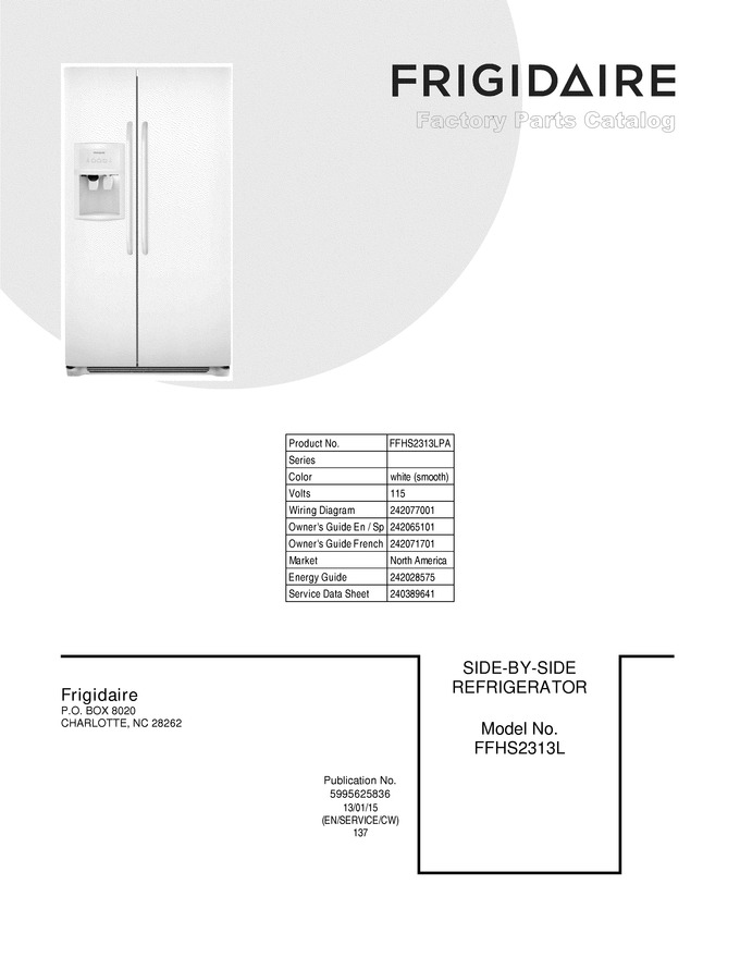 Diagram for FFHS2313LPA