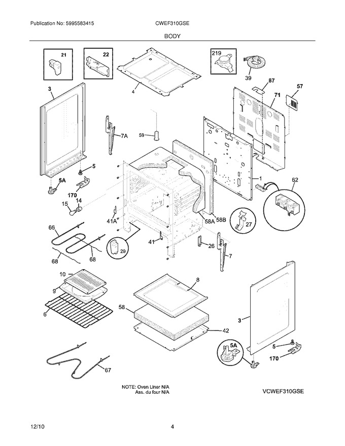 Diagram for CWEF310GSE