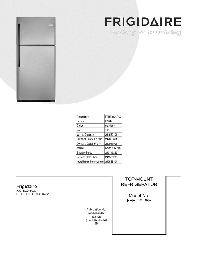 Diagram for FFHT2126PS2