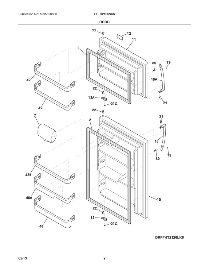 Diagram for FFTR2126NK6