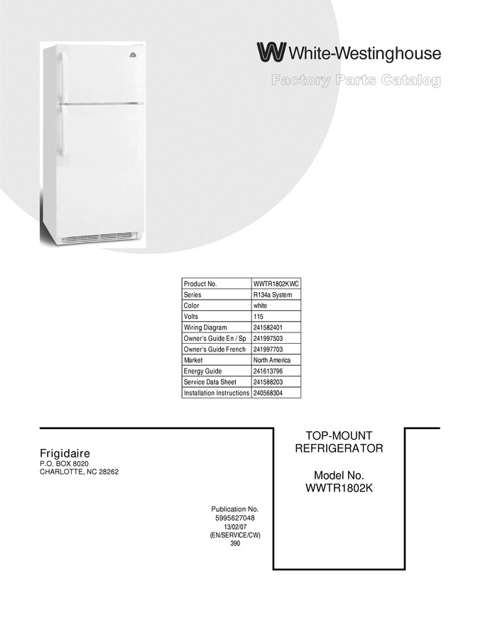 Diagram for WWTR1802KWC