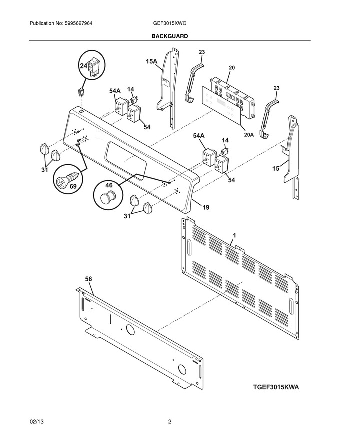 Diagram for GEF3015XWC