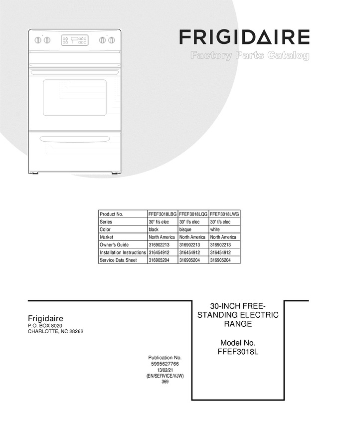 Diagram for FFEF3018LWG