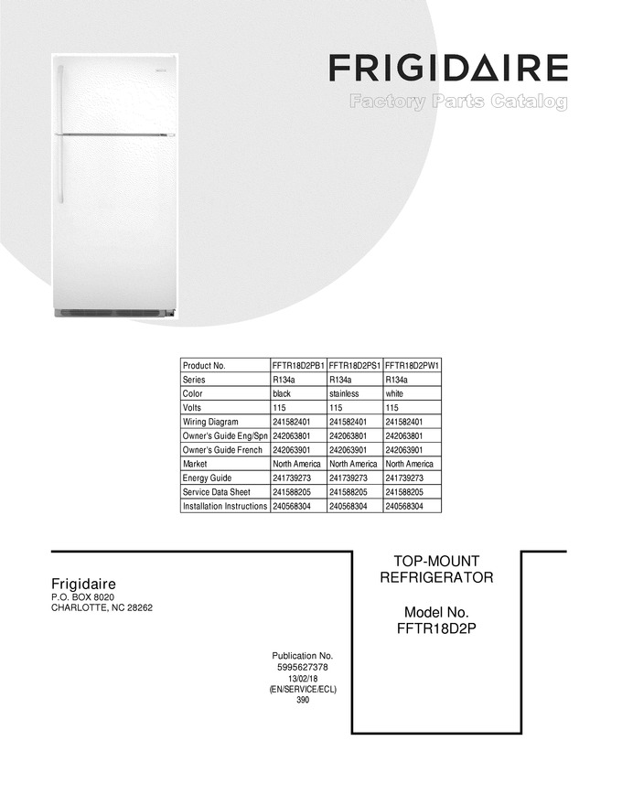 Diagram for FFTR18D2PB1
