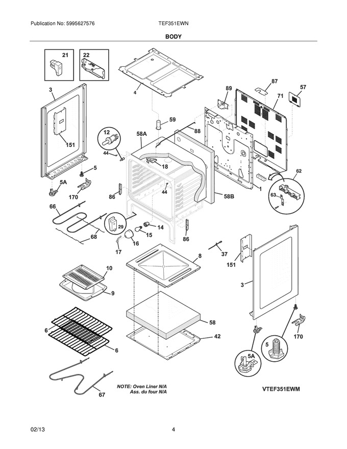 Diagram for TEF351EWN