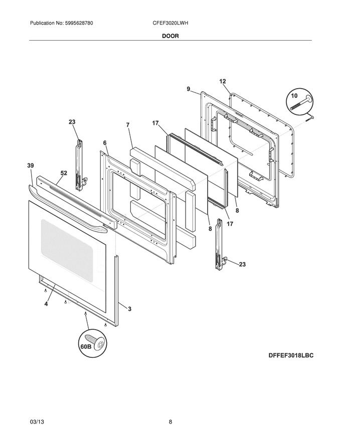 Diagram for CFEF3020LWH