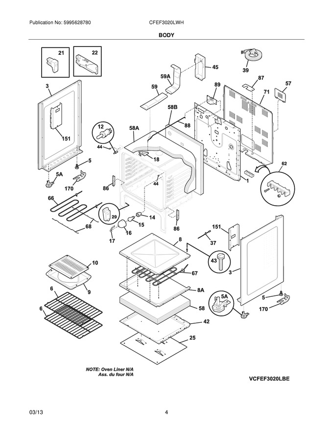 Diagram for CFEF3020LWH