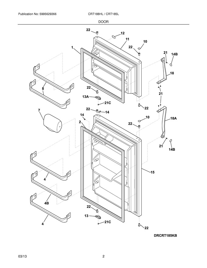 Diagram for CRT185LB9