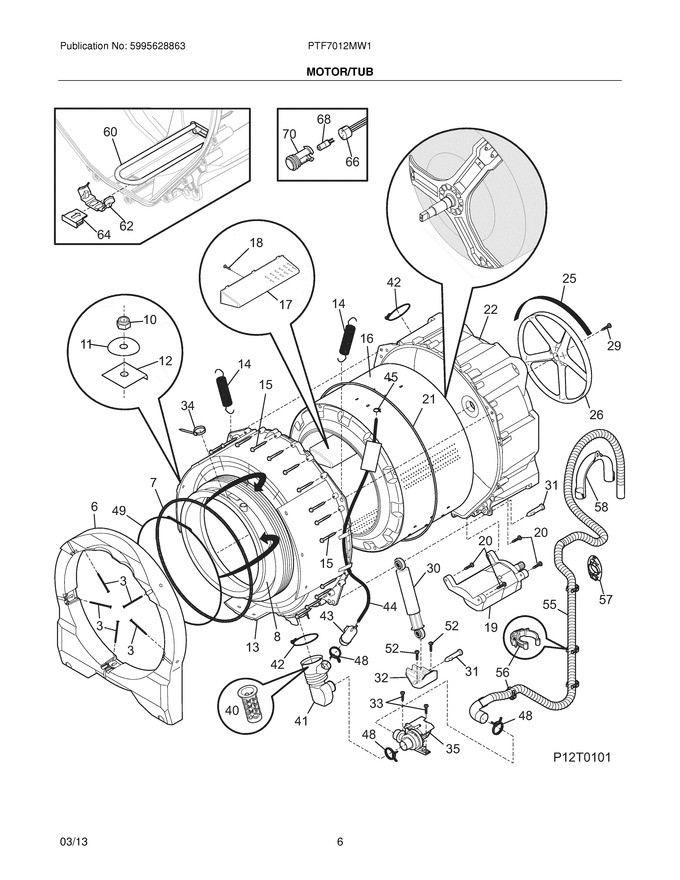 Diagram for PTF7012MW1
