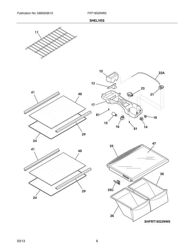 Diagram for FRT18G2NW3