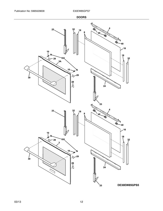 Diagram for E30EW85GPS7
