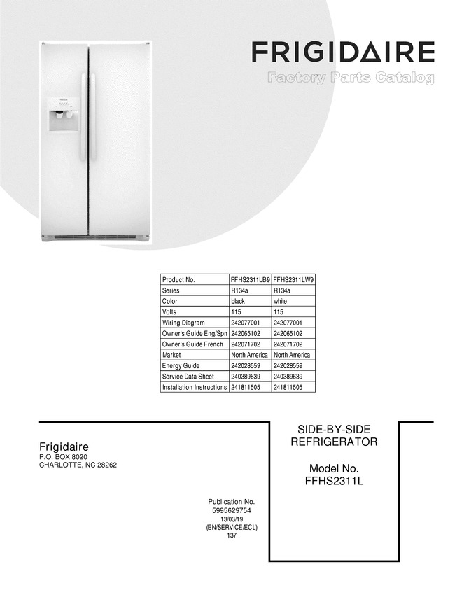 Diagram for FFHS2311LW9