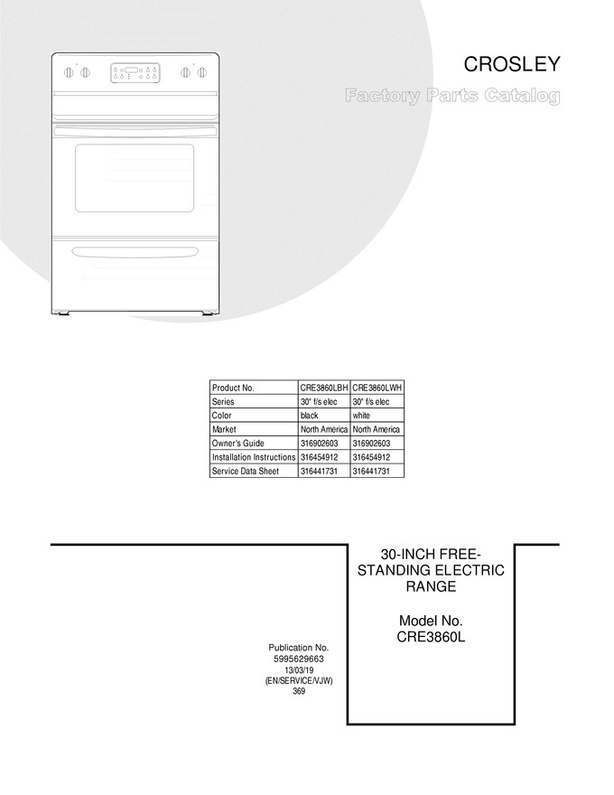 Diagram for CRE3860LBH