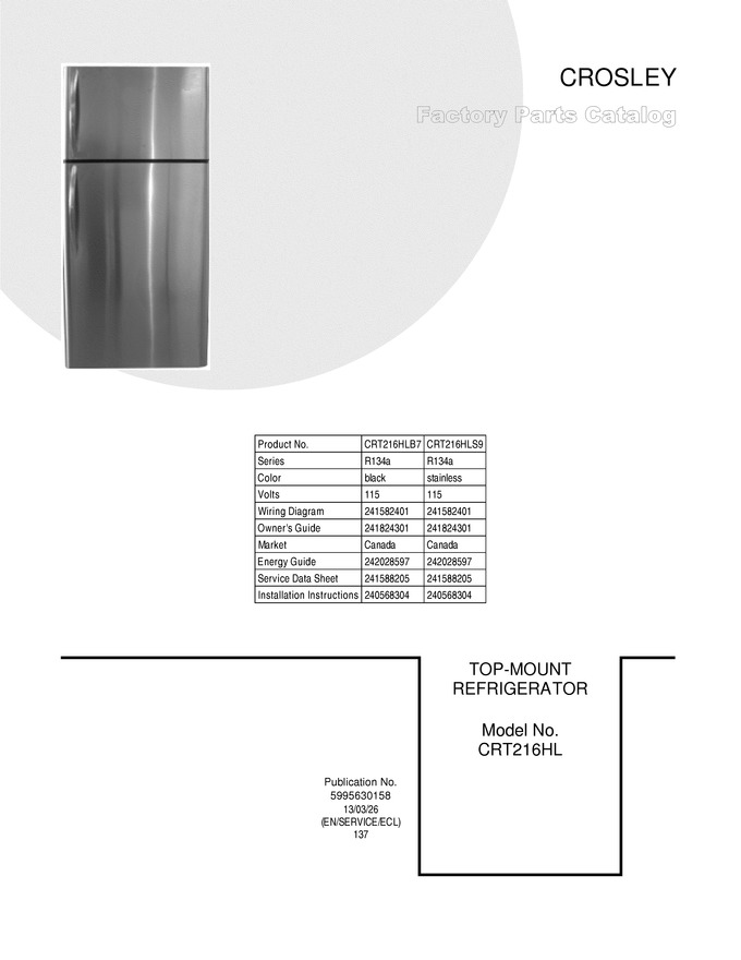 Diagram for CRT216HLS9