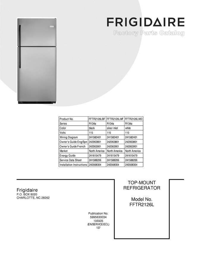 Diagram for FFTR2126LMF
