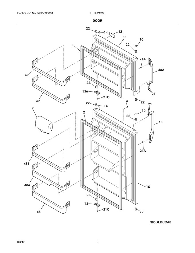 Diagram for FFTR2126LBF