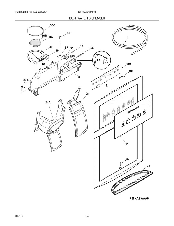 Diagram for DFHS2313MF8